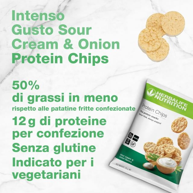 PROTEIN CHIPS | Panna acida e cipolla